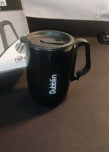 Dubblin Black Travel Mug with Lid