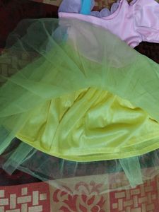 Cute Pink &amp; Yellow Dress