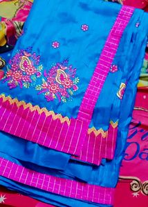 New Model Saree With Blouse🤩🥳