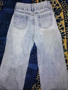 Light Wash Wide Leg Jeans