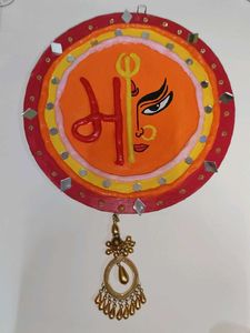 Maa Durga Lippan Art Wall Decor!🖼️💖