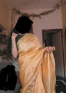 Yellow Banarasi Saree