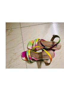 Tie-Dye Platform Sandals