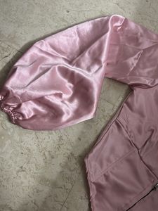 Newme -Pink Satin Corset Top