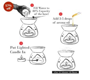 Set of 6 Pure Aroma Oils – 15ml Each