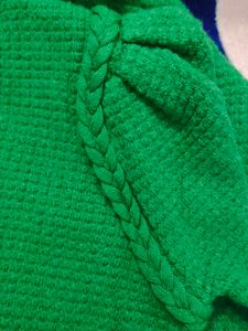 Green Knit Cardigan