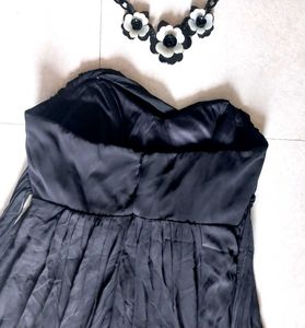 Black Chiffon Gown
