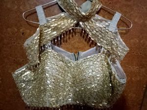 Designer Heavy Party Blouse Or Choli / Top