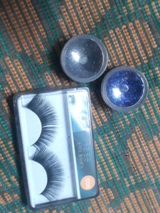 False Eyelashes With GLITTER.