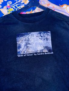 PULL&amp;BEAR :- BIRTH OF VENUS T-SHIRT FULLY PRINTED