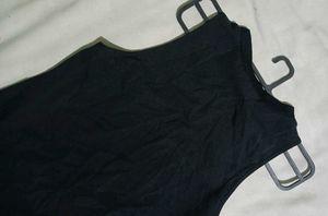 Blue &amp; Black Colour One Piece Dress