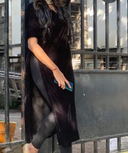 Elegant Black Kurta