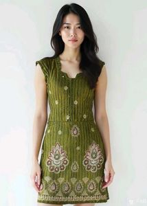 Embroidery kurti Size M