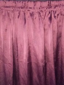 Maroon Satin Plazzo