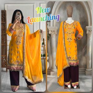 Wedding Wear Kurti Pant Sett