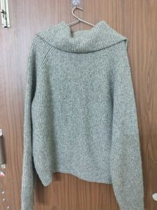 Cozy Grey Pullover Sweater