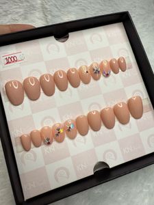 Nude Colour Press On Nails