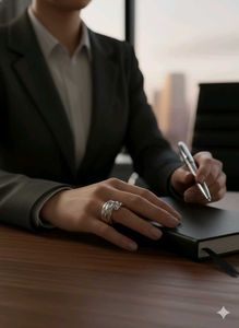 Silver Ring Set + Bonus