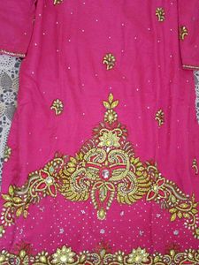 Pink Embroidered Salwar Kameez