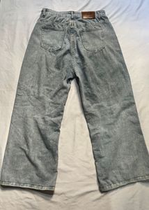 Wide Leg Denim Jeans