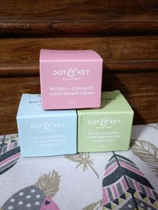 Pack Of 3 Dot&Key With Mama Earth Face Wash