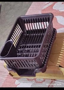 Black Plastic Dish Rack