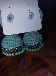 Blue Jhumka