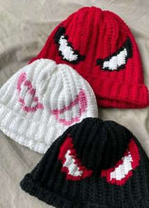 Crochet Spiderman Beanie 🤍❤️🖤