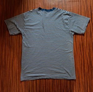 blue striped T Shirt
