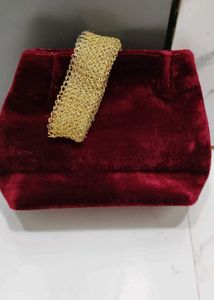 Elegant Red Velvet Clutch
