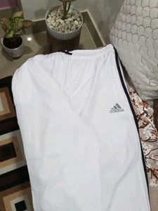 Adidas White Track Pants