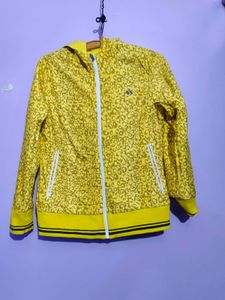 Adidas Yellow Hoodie Jacket reversible
