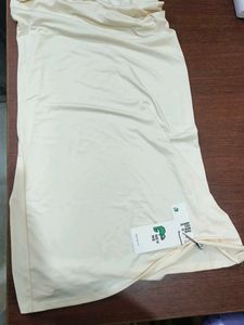 Elegant Cream Dress with Tie Detail From Newme