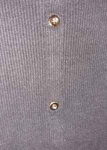 Ribbed Black Button-Down Dress | Minimal Chic