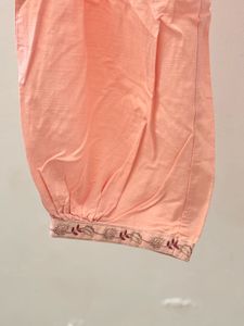 Peach Cotton Leggings