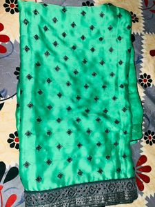 Heavy Saree With Stitched Blouse