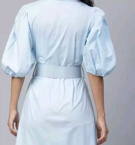 Blue Shirt Dress (Without The Belt)