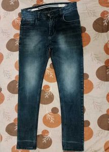 Dark Night 💤 Blue Jeans Slim Fit Mid Rise