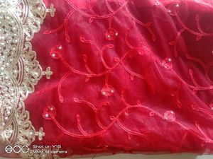 Red Net Saree For Weddings And Parties