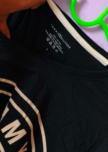 Boys Black Full Hand Tshirt