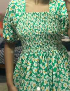 Women Maxi Green Dress