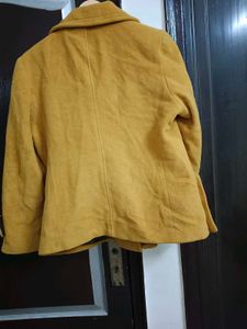 Beautiful Mustard Woolen Blazer