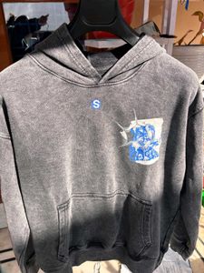 Acid Wash Graphic Hoodie