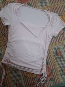 Women&#39;s Short Sleeves Square Neck Solid Tops