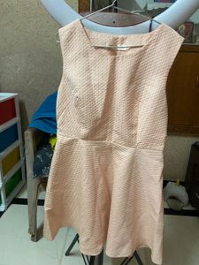 Imported Fabric Peach Dress