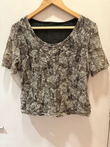 Beautiful Brown Mesh Top