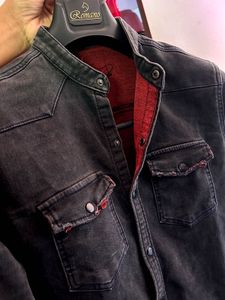 Vintage Grey Denim jacket.