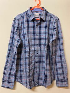 Blue Plaid Shirt