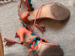 Tie Me A Lil Orange Heels