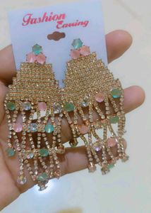 Multicolored Stones Earings